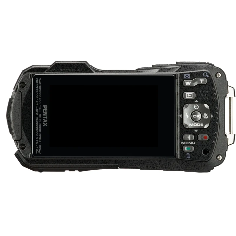 Pentax WG-90 16MP 5x Zoom Tough Compact Camera - Blue