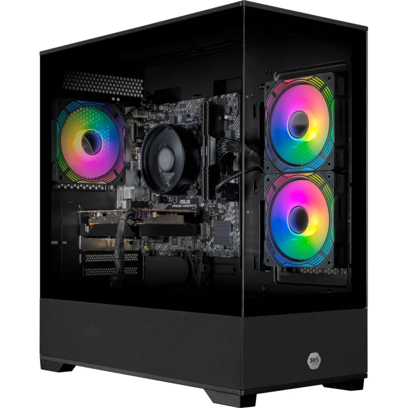 3XS Core 4060 RGB Gaming Tower - NVIDIA GeForce RTX 4060, AMD Ryzen™ 5, 1TB SSD - Black