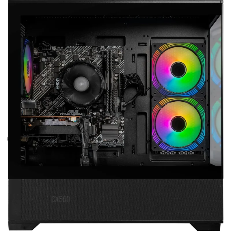 3XS Core 4060 RGB Gaming Tower - NVIDIA GeForce RTX 4060, AMD Ryzen™ 5, 1TB SSD - Black