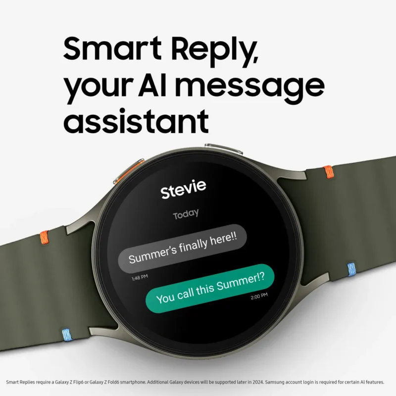 Samsung Galaxy Watch7, GPS + Cellular - 40mm - Cream