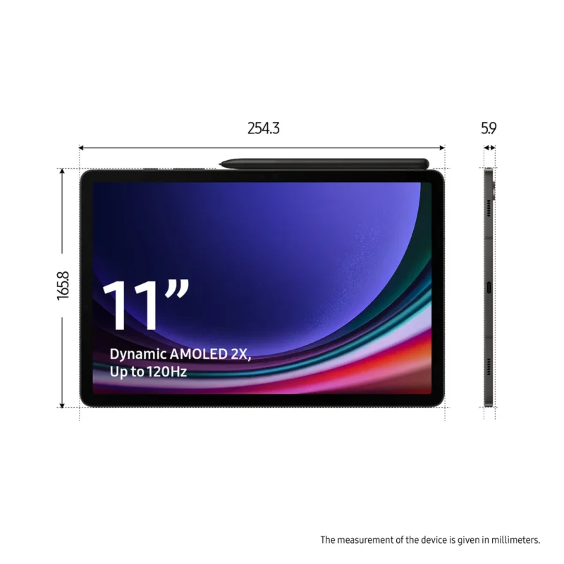 Samsung Galaxy Tab S9 11" 128GB Tablet - Graphite